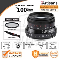 7artisans 35mm F1.2 Lens For Sony E-Mount - Sony A6000 - ALPHA A7 - A7R