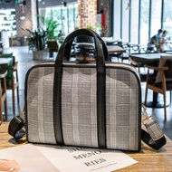 2025 New Ladies Handheld Briefcase Business Commuter A4 Document Laptop Bag Designer Soft PU Leather