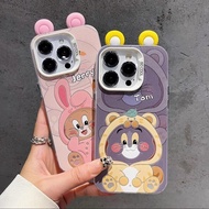 Cute Jerry Frosted Phone Case Apple iPhone 15 Pro Max 14 Plus 13 12 11 i7 i8 Protective Hard