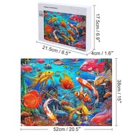 Tropical Fish Puzzle 500 Color Printing Decompression Puzzle 1000 Piece Wooden&amp;Puzzle Leisure DIY Toy Jigsaw Puzzle