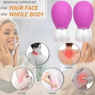 Facial Cupping Device Silicone Vacuum Suction Negative Shaping Lifting Cup Meridian Health Face J9a7