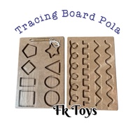 Tracing board Educational toy pattern