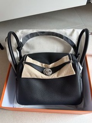 Hermes Lindy 26 黑銀G
