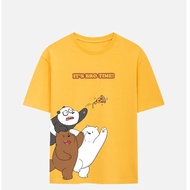 Unisex BOO Wide Form Printed Graphic We Bare Bears IT'S BRO TIME