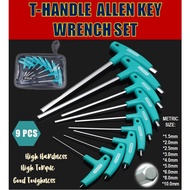 ALLEN KEY T-HANDLE 9PCS WRENCH/ T-HANDLE ALLEN KEY WRENCH SET 9PCS