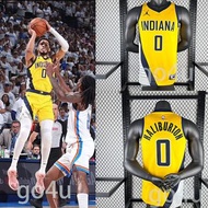 👏#0 夏利畢頓 Haliburton 步行者 IND Indiana Pacers 23賽季 NBA Jersey  City Edition jerseys  城市版  飞人限定 波衫 籃球 💎紫