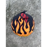 RANDOM FLAME PRINT DURAG