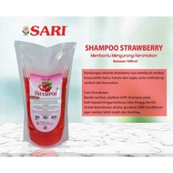 Sari Shampoo Strowberry Sari Shampoo Refill 1000ml Shampoo Salon
