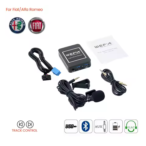 WEFA WF-606 Fiat/Alfa Romeo Bluetooth USB AUX car kit interface / audio adapter for Fiat/Alfa Romeo 