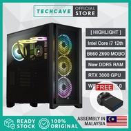 Budget Gaming PC Custom Made PC INTEL RYZEN GTX 1660 RTX 3060 I7-12700F DESKTOP SET