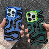 Vivo iqoo z9 z9x iqoo 13 5g y18 y28 v19 v25 v25e y81 y83 y75 t1 5g motif snake macaron so cool case 