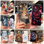 For Samsung Galaxy A56 5G Case SM-A566B New Luxury Painted Cover Soft Silicone Case For Samsung A56 