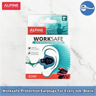 (Alpine) Worksafe Protection Earplugs For Every Job Black ที่อุดหูลดเสียงรบกวน สำหรับการทำงาน 23dB