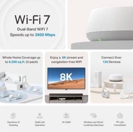 TP-Link Deco BE22 (BE3600) WiFi 7 / X50 AX3000 WiFi 6 Mesh Router | Hybrid Backhaul vs Shared | Wire