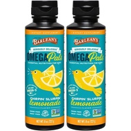 Barlean's Omega Pals Chirpin' Slurpin' Lemonade Flavored Omega-3 for Kids, Yummy Children's Liquid  