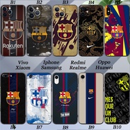 Barcelona F C Apple iPhone 6 6S 7 8 SE PLUS X XS Silicone Soft Cover Camera Protection Phone Case