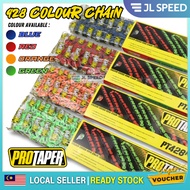 PROTAPER 428 MX COLOUR CHAIN RANTAI WARNA 428 X 132L HEAVY DUTY (BLUE / RED / ORANGE / GREEN) Y15 Y1