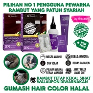 Gumash Hair Dye Colour Pewarna Rambut Patuh Syariah Sah Solat Inai Rambut Halal Hair Colouring Henna