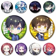 32/44/58MM Anime Blue Lock Badge, Cartoon Cosplay Badges, Backpack Jewelry Accessories, Anime Figure