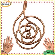 GSWLTT Copper Palm Ring, Jewelry Accessories Handmade Spiral Palm Ring,  Portable Adjustable Reiki E