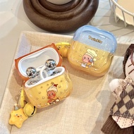 For Huawei freeclip2 earphone case fun cute graffiti star TWINKLE  bell pendant FreeBuds6i/5i anti-d