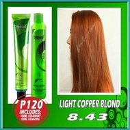 ◭ ◙ √ Light Copper Blond Bremod Hair Color with Oxidizing 100ml