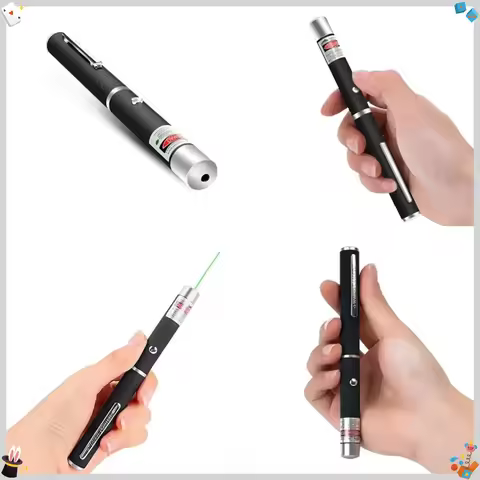 ..Laser Pointer Red Green Purple Three-color Laser Pointer Projection Teaching Demonstration Pen Toy