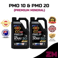 Penrite Engine Oil PMO 10 / PMO 20 10W-30 / 20W-50 (Premium Mineral) - 5L | Fuel Saving Protection