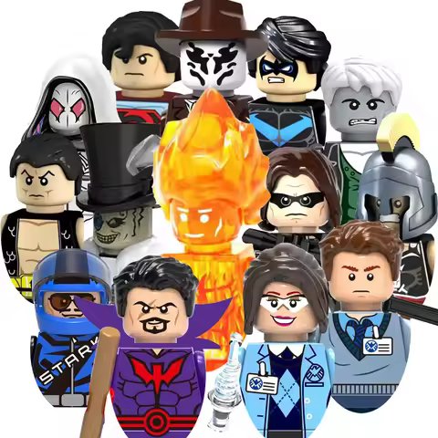 Marvel Heroes Superman, Thor, Dark Phoenix, Spider-Man Batman, Crocodile Man children's birthday gif