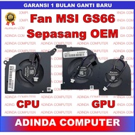 Fan MSI GS66 WS66 P66 Stealth 10SD 10SE 10SF 10SFS 10SGS 16V4 MS-16V1 MS-16V2 MS-16V4 BS5005HS-U4Q B