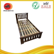 LW KATIL SINGLE WOOD BED/Bed/ Katil / Katil Bujang Kayu 3'