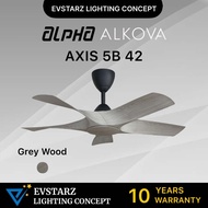 ALPHA ALKOVA AXIS 5B 56/48/42 Inches DC Motor Ceiling Fan with Remote Control