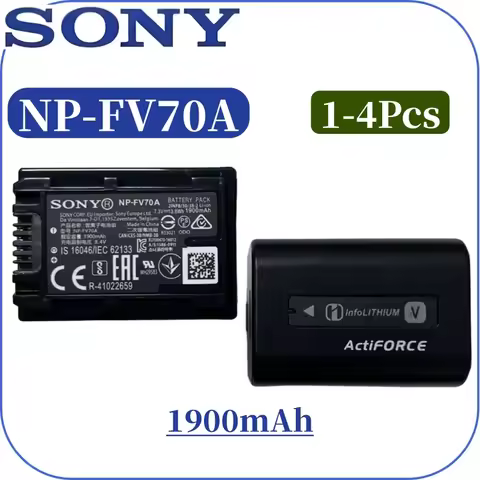 NP-FV70A Battery for Sony FDR-AX30 AX40 AX45 AX53 AX60 AXP55 AX100E AX700 PXW-Z90V X70 HDR-CX450 CX6