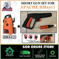 APACHE HM4411 HIGH PRESSURE WASHER WATERJET TURBO SPRAY GUN NOZZLE REPLACEMENT SHORT GUN SET HM3709 