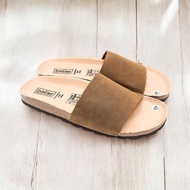 Husk Sole Sandals with Genuine Cow Leather Straps Unisex Brand BIOLINE - DK05