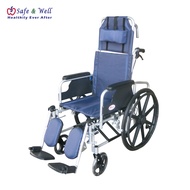 HOPKIN RECLINING ALUMINIUM WHEELCHAIR - (KERUSI RODA BOLEH BARING ALUMINIUM)