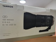 Tamron SP 150-600mm F/5-6.3 Di VC G2 超遠攝變焦鏡 (A022）Canon EF