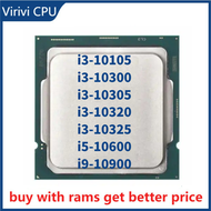 Intel Core I3-10105 I3-10300 I3-10305 I3-10320 I3-10325 I5-10600 I9-10900เดสก์ท็อป LGA 1200เครื่องประมวลผลซีพียู