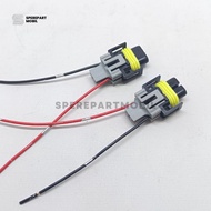 H11 H16 Lamp Socket Plus Cable - Female Foglamp Bulb Fitting Socket