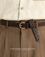 CU PANTS [7สี] กางเกงสแล็ค Double Pleated Trouser เอวสูง ทรงกระบอกตรง Classic Pants