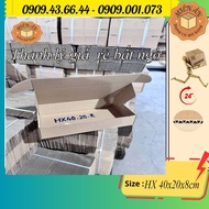 Liquidation of snap-lid box size HX 40x20x8, Everest packaging carton