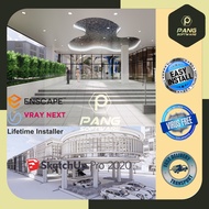 Enscape3.0 for Sketchup 2017-2021 [Full Version & Install Video Tutorial]