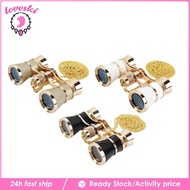 [Lovoski] Theater Binoculars, Mini Binoculars, Small Telescope Elegant Vintage Opera Glasses with Fo