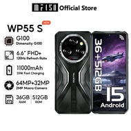 OUKITEL WP55 S 36GB+512GB 11000mAh  33W Fast Charging Mobies 15.3mm Ultra-Slim Design Handphone 6.6”