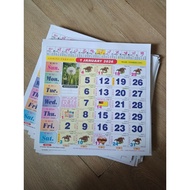 clear stok-inlay kalender 2026