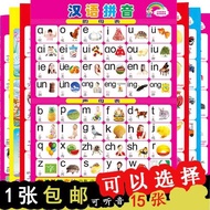 Pinyin Alphabet Early Childhood Literacy Oral Arithmetic Literacy Wall Chart Sticker Baby Wall Chart