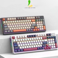 XUNFOX K85 Mechanical Keyboard - Wired Keyboard Supports Hotswap, 96 Keys with RGB Led