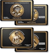 Credit Card Skin, Funny Express, 4 Pcs in 1 - Debit Card Skin, Bank, EBT, Metro, Key Card - Removabl