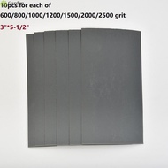 Sandpaper Equipment Water resistance 600/800/1000/1200/1500/2000/2500 Grit COMBO