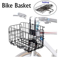 Bicycle Folding Foldable Metal Basket Cargo Rack